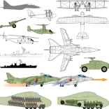 Vehicle elevations - Military partwork